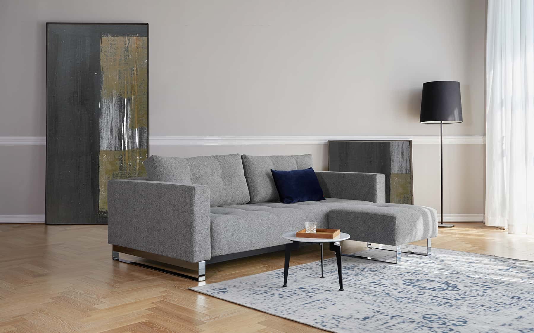Cassius D.E.L. Sleeper Sofa in sofa position