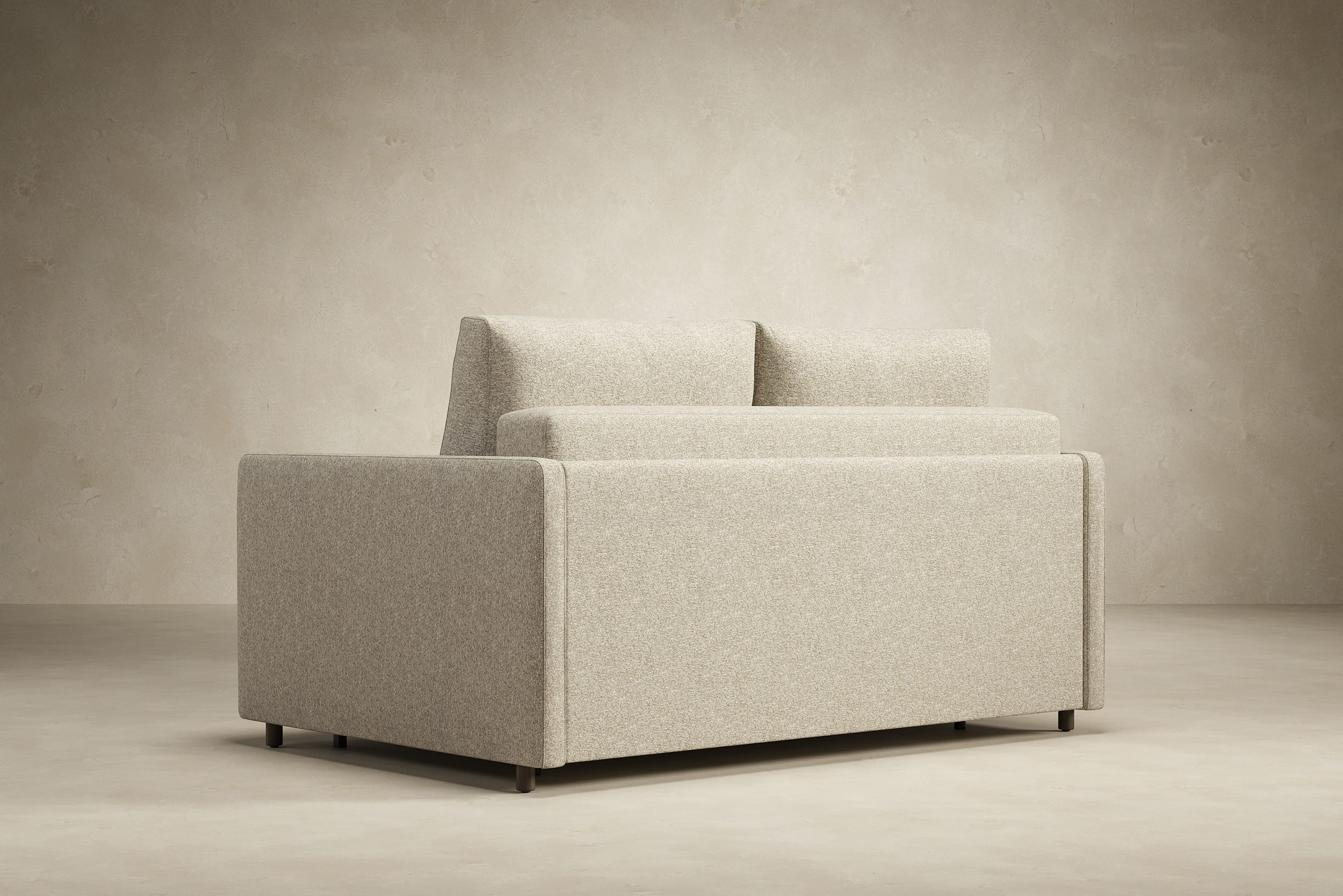 Neah sleeper sofa standard arms detail and upholstery