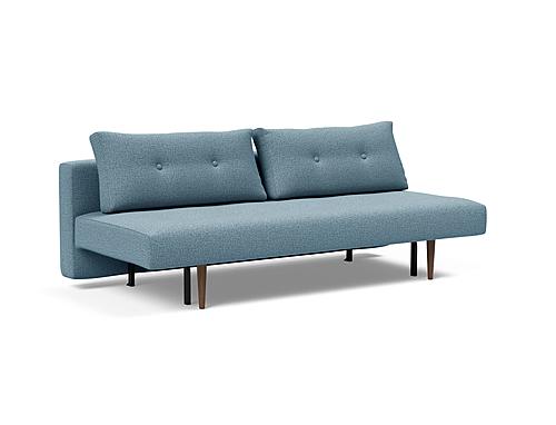 Recast Plus Sofa Bed (Full Size) Mixed Dance Light Blue by Innovation