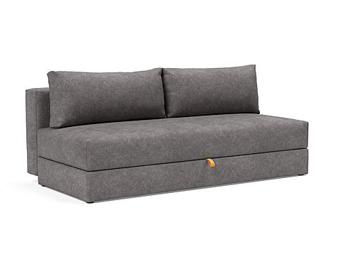 Osvald Sleek Sofa Bed (Queen Size) Avella Warm Gray by Innovation