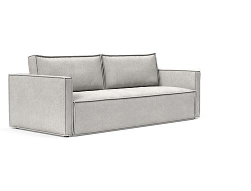 Newilla Slim Sofa Bed (Full Size) Adario Fog by Innovation