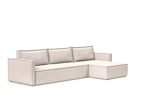 Newilla Slim Lounger Chair Adario Basmati by Innovation