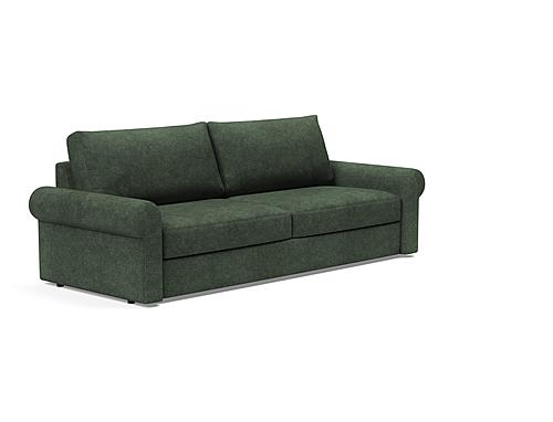 Vilander Sofa Bed w/Roll Arms (Full Size) Avella Pine Green by Innovation