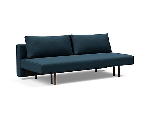 Conlix Sofa Bed (Full Size) Argus Navy Blue by Innovation