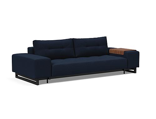 Grand Deluxe Excess Sofa Bed (Queen Size) Mixed Dance Blue by Innovation