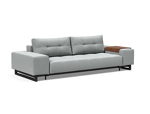 Grand Deluxe Excess Sofa Bed (Queen Size) Melange Light Gray by Innovation