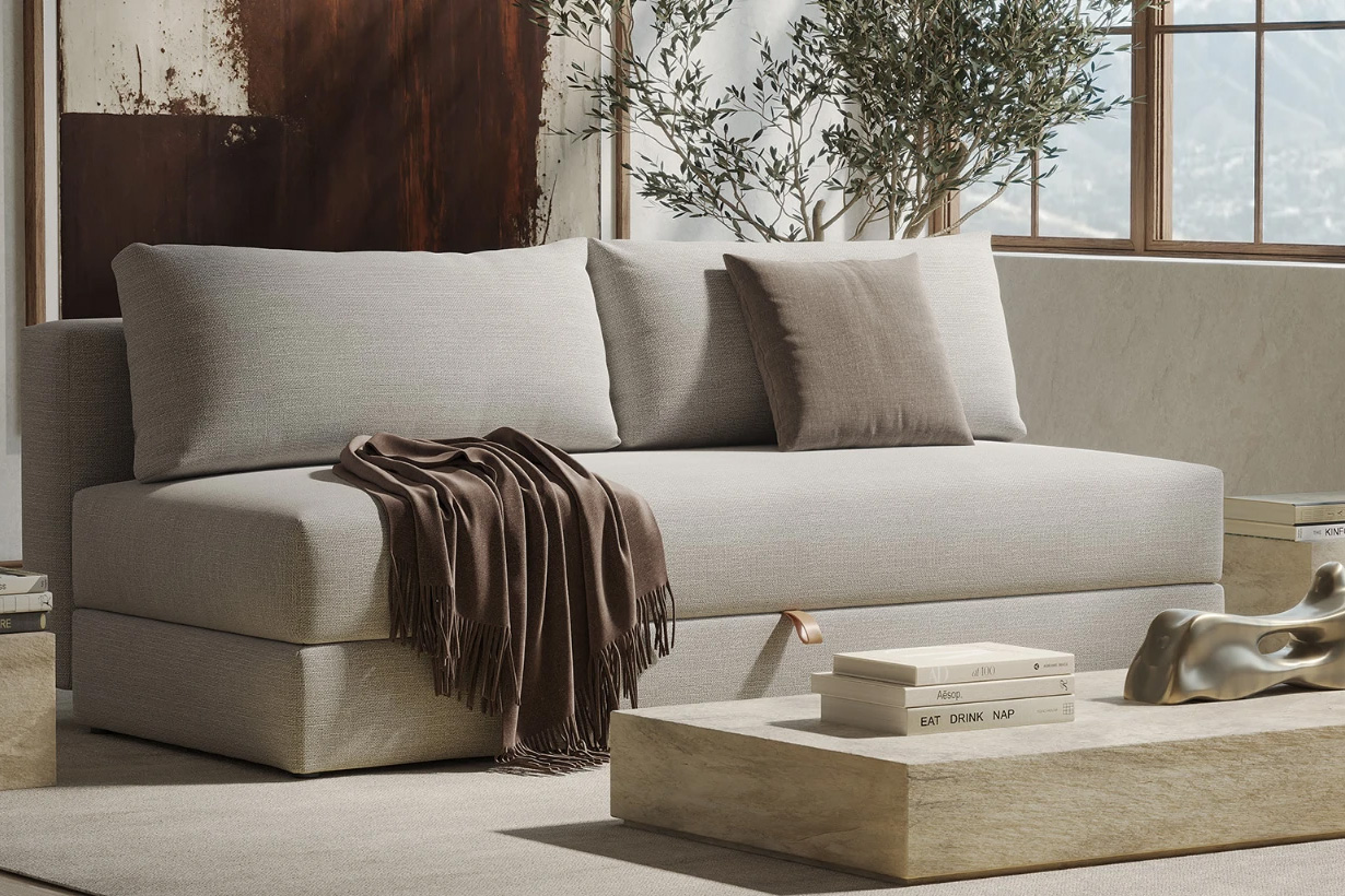 Osvald sleeper sofa in sofa position